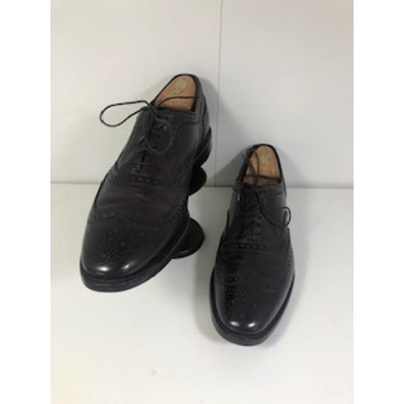 Allen Edmonds Leather Mcallister Wingtip Oxford Dress Shoes Merlot Mens US 12 D main image 5